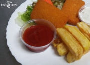 Deep fried breaded cheese