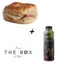 Squarebagel + Box water