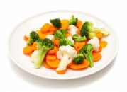 Párolt zöldség (nagy)