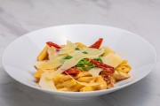 PENNE WITH CHICKEN, SUN DRIED TOMATO,