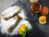 Pancake with apricot jam (1pc)