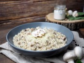 Mushroom risotto