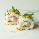 Smoky Sake Rolls big roll