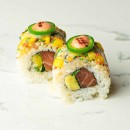 Mango Tobiko Rolls big roll