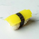 Oshinko marinated radish Nigiri