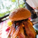 Double bacon beef burger