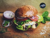 Vega Camambert burger