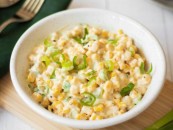 Mayonnaise corn salad