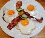 Bacon and eggs