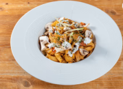 Creamy mushroom tagliatelle