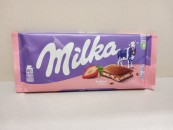 Milka chocolate - strawberry 100g