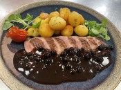 Sautéed duck breast
