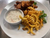 Buffalo chicken breast strips