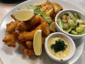 Crab fried in pankó crumbs