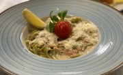 Smoked salmon tagliatelle