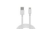 INKAX CB-01 2.1A USB Type-C 1m Data Cable - White