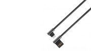 Astrum UM350 Micro USB cable 1.2m bent at 90 degrees