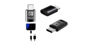 Samsung (GH98-41290A) black factory OTG Micro USB / Type-C adapter