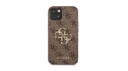 GUESS 4G Monogram GUHCP13S4GMGBR Apple iPhone 13 Mini Case - Brown