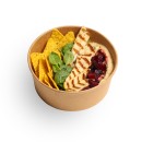 Halloumi hummus plate