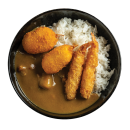 Japán curry párolt rizzsel és bundázott rák válogatással, daikon salátával 🌶️