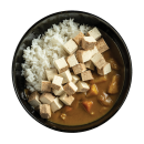 Japán curry párolt rizzsel és füstölt tofuval 🌶️