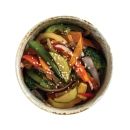 Wok fried vegetables without topping