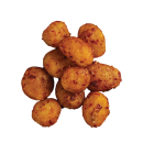 Spicy charred potatoes