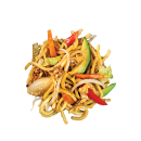 Fried egg noodles with vegetables