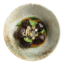 Filled chocolate ball with caramel and almond (6pcs)