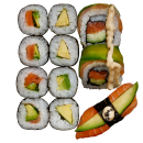 Avocado salmon mania (11 pcs)