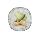 Cucumber maki with tuna cream