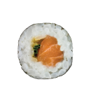 Salmon, chives, teriyaki sauce maki