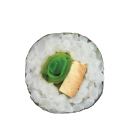 Cukorborsó, füstölt tofu maki
