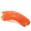 Smoked salmon nigiri