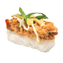 Gomai (crunchy salmon graves) nigiri