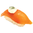 Gravlax salmon nigiri