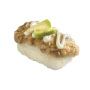 Tonhalkrémes nigiri