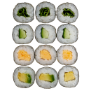 Yasai maki válogatás (12 db)