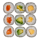 Kawai maki selection (9 pcs)