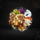 Gyros plate with rice (large)