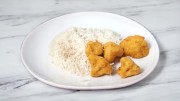 Fried Cauliflower (25 dkg) + Jasmine rice