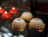 Salted caramel-coffee mousse