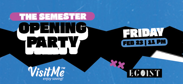 Hivatalos szemeszternyitó party @ Kazanhaz Club, február 16. 23:00