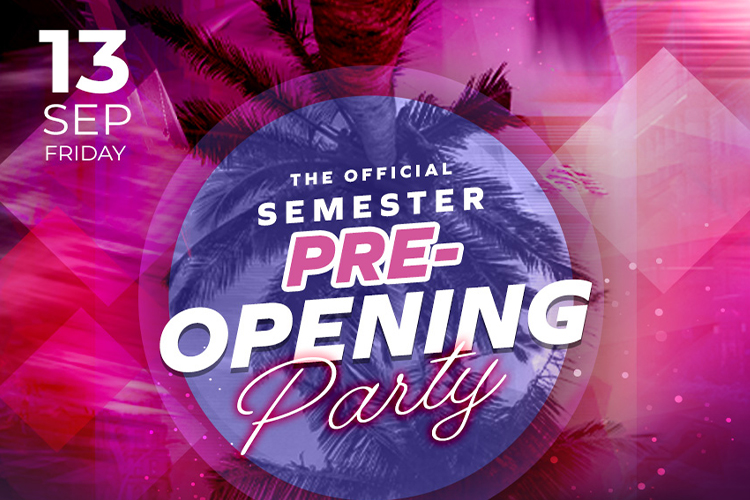 The Official Semester Pre-Opening Party @ Klinika Klub, Sep 13 23:00