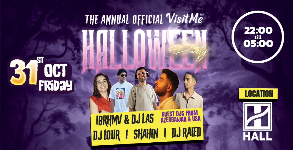The Annual Official VisitMe Halloween Party @ HALL 31.10
